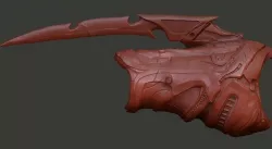 Fugitive Predator Gauntlet computer and blades 3D model