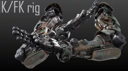 Hand mechanical 04 3D model