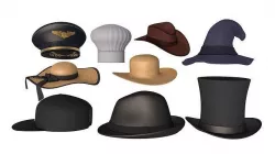 Hat Collection 3D model