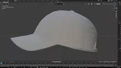 Hat Modeling for game Low-poly 3D model
