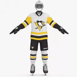 Hockey Uniform Pittsburgh Penguins 3D model