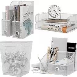 IKEA - Set of stands and trays for office Set for office 3D model