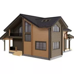 Individual house 3D model