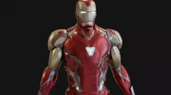 Iron man Mark 85  Low-poly 3D model
