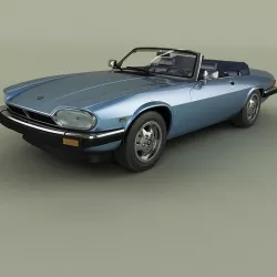 Jaguar XJ-S cabrio 3D model