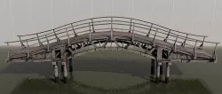 Japanese bridge 3D model