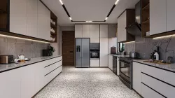 Kitchen Minimalist Design Blender - Fbx - Obj 3D model