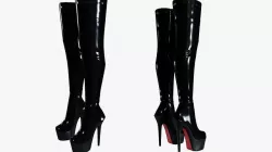 Knee boots 3D model