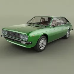 Lancia Beta HPE 3D model