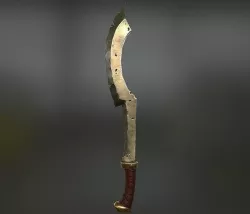 Low-Polly Egyptian sowrd khopesh Low-poly 3D model