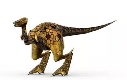Low Poly Cartoon Creature Dino Tava Low-poly 3D model