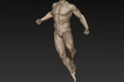 Male Full Body Sculpt Pose 10 3D model