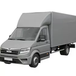 MAN TGE  isothermal van MAXI 3D model