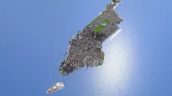 Manhattan Suburb New York City NY September 2021 Low-poly 3D model