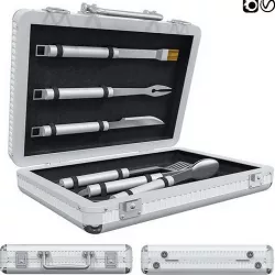 Metal suitcase  set of metal suitcases Barbecue metal suitcase 3D model