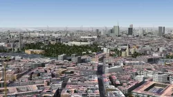 Milan City Italy Low-poly 3D model