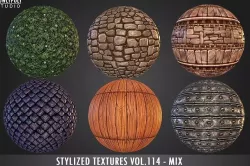 Mix Vol 114 - Stylized Textures Texture