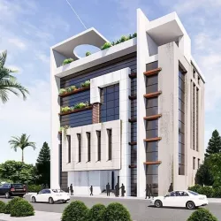 modern building 24 3D model