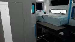 Modular SCI-FI Interior Serie B Bed-Room Model 2  Low-poly 3D model