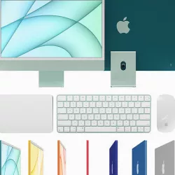 Monoblock computer Apple iMac 24  2021 3D model