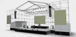 Music Stage 3D model