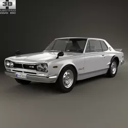 Nissan Skyline C10 GT-R Coupe 1970 3D model