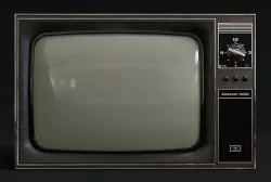 Old Television 3D Model Low-poly 3D model