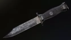 Ontario MK3 Navy Knife Low-poly 3D model