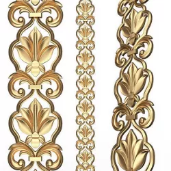 Ornament Element Molding 018 Low-poly 3D model