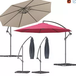 Outdoor Octagonal Parasol 3D model