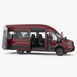 Passenger Van Rigged 3D model