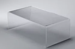 Peekaboo Acrylic Coffee Table CB2 3D model