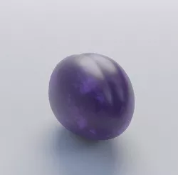 Plum fruit 3D model