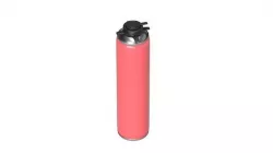 Polyurethane foam  750 ml open mockup 3D model