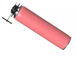 Polyurethane foam 750 ml wih tube open mockup 3D model