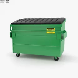 Recycling Dumpster 3D model