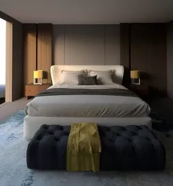 Revit double bed 5 model 3D model