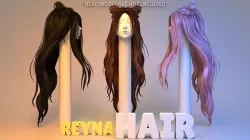 Reyna Hair 3D model