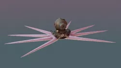 Rigged Octopus Diver 3D model