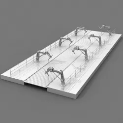 Robotic Assembly Line 3D model