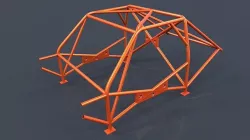 Roll cage-race car frame 3D model