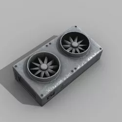Rooftop Airconditioner Unit 3D model
