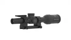 Schmidt Bender PM II 1-8x24 in Recknagel Era Tac One 30mm Mount Low-poly 3D model