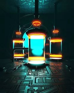 Sci-fi Mystic Lab 3D model