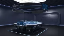 Sci-fi Table Interactive Holographic Table 3D model