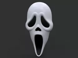 Scream - Ghost Face Mask 3D model