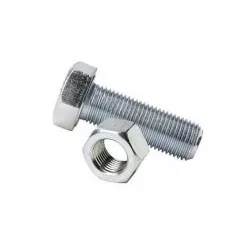 Screws with nuts 3D model