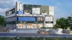 shopping complex 3D model