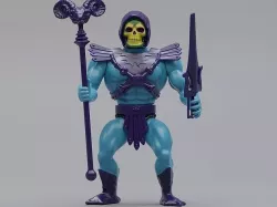 Skeletor Action Figure 3D model
