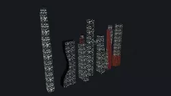 skyscraper Low-poly 3D model